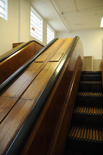  Macy*s wooden escalator Pittsburgh, Pennsylvania U.S.A. 